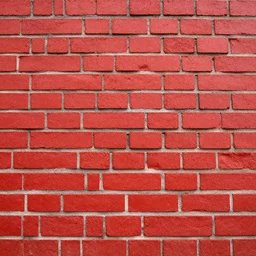 red painted brick texture