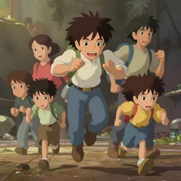 directional to move foward, press x to jump and y to run, studio ghibli, pixar and disney animation, sharp, rendered in unreal engine 5, highly detailed, digital painting, artstation, smooth, sharp focus, illustration, wide angle, artbook, wallpaper, splash art, promo art, dramatic lighting, art by artgerm and greg rutkowski and bo chen and jin xiaodi