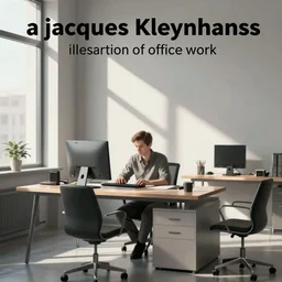 “ a jacques kleynhans illustration of office work ”