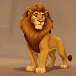 egyptian lion, fullbody simba lion king disney a very detailed a very detailed elegant, sharp focus, a very detailed art by jessica rossier and alphonse mucha, deviantart, adoptable, design