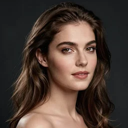 portrait of the most beautiful and stunning woman in the world, studio lighting
