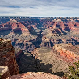 grand canyon by Escher and O'Keefe, highly detailed, digital art