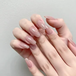 a hand with very long nails