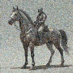 Link on Horse biopunk style concept art