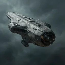epic professional sci - fi digital art of heavy space cruiser landing, eerie atmospheric lighting, painted, detailed, foreboding, by leesha hannigan, hamish frater, hdr, 8 k, epic, stunning, gorgeous, much wow, cinematic, masterpiece