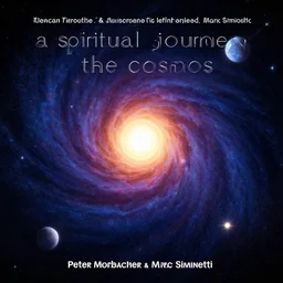 a spiritual journey in the cosmos, by peter morbacher and marc simonetti, trending on artstation,