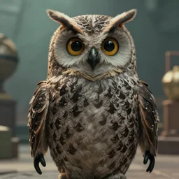film still from the superhero film owl man, uhd 4 k