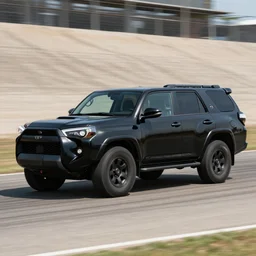 GT4 4Runner black plain livery simple mono color, racing on track photo 2022