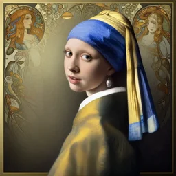 beautiful portrait of a woman, similar to johannes vermeer the milkmaid, beautiful woman, symmetry, perspective, portrait, anime!!, fantasy, ultra detailed, elegant, intricate, dynamic lighting, hyperrealism, digital art, digital painting, artstation, wlop, sharp focus, illustration, art by artgerm and greg rutkowski and alphonse mucha, 8 k