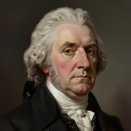 portrait of a 1 8 0 2 united states president. male from massachusetts, detailed face, 1 9 th century, highly detailed, cinematic lighting, digital art painting by greg rutkowski
