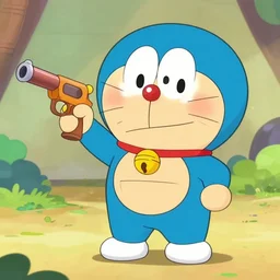 dora the explorer with gun