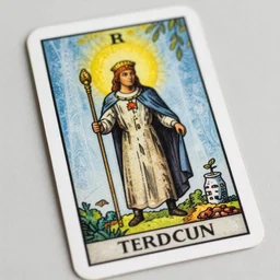an illustrated tarot card, highly detailed, beautiful