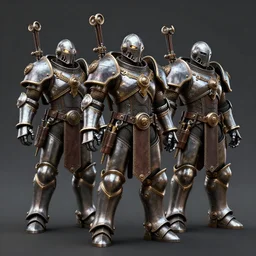 steampunk brotherhood of steel, 3 d render, unreal engine, 4 k