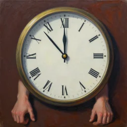 postmodernist painting, representation and personification of material greed, deadline the clock is ticking, digital world meets pure greed, sociopathic token power, generational human, avarice, entity, trending, amazing masterpiece