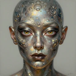 lsd trip mf doom reptile eyes, metal bubble skin. intricate, elegant, highly detailed, centered, digital painting, artstation, concept art, smooth, sharp focus, illustration, artgerm, tomasz alen kopera, peter mohrbacher, donato giancola, joseph christian leyendecker, wlop, frank frazetta