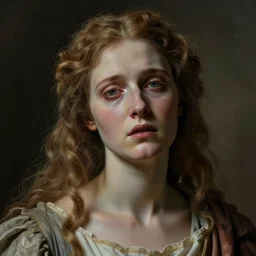 portrait of the anthropomorphized concept of suffering, textured, detailed, baroque, cinematic lighting