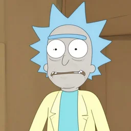 big head from rick and morty