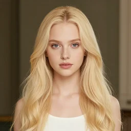 blonde princess by wlop
