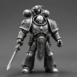 astartes, warhammer 4 0 k, full body, black and white, warrior, heresy