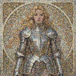 centered portrait, Imogen Poots as a D&D paladin, blonde hair, steel armour, Art Nouveau, beautiful retro Fantasy heroine 1985, intricate, elegant, highly detailed, centered, digital painting, trending on artstation, concept art, smooth, sharp focus, illustration, art by raphael lacoste, eddie mendoza, Mucha, alex ross, WLOP