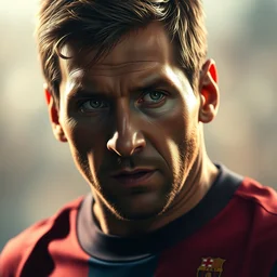 messi in sopranos, 4 k, highly detailed face, detailed eyes