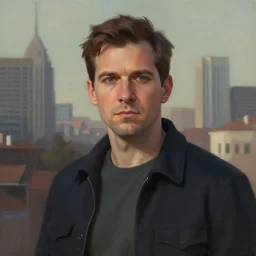 portrait of calebcity, matte painting by artgerm, artstation