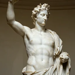 kevin spacey as a greek marble statue