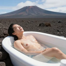 mauna kea taking a bath