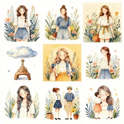 different styles of illustration compared
