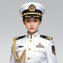 beautiful portrait of a female officer wearing a fancy naval uniform, art by wlop and artgerm, science fiction, detailed eyes, spaceship interior, trending on artstation, sharp focus, illustration, caustics, octane render, 4 k, radiant light