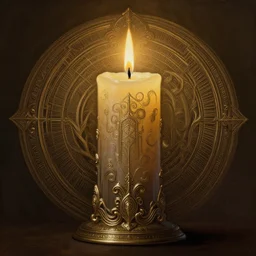 low angle shot of a candle by clive barker, intricate, elegant, highly detailed, centered, digital painting, artstation, concept art, smooth, sharp focus, illustration, artgerm, Tomasz Alen Kopera, Peter Mohrbacher donato giancola, Joseph Christian Leyendecker, WLOP, Boris Vallejo.