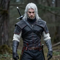 poor cosplay of the witcher