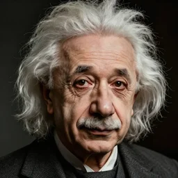 coolio einstein portrait