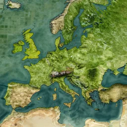 miniature photography closeup, h0, 1:87, Meadow, highly detailed, satellite image, game map, anno 1404, civilization, by tim hildebrandt, by rhads, unreal engine, megascans texture