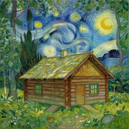 [ a log cabin in the forest ] [ van gogh ] [ degas ]
