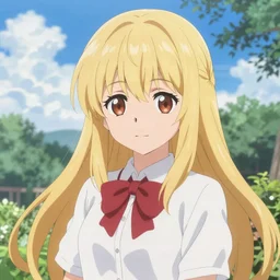pixiv artwork portrait of marisa kirisame from touhou project, marisa kirisame touhou artwork by greg rutkowski makoto shinkai key art kyoto animation 4 k 8 k ultrahd trending award winning black hat broom blonde hair finely detailed yellow eyes maid dress