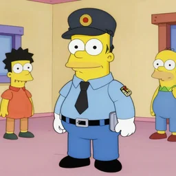 Superintendent Chalmers as a Super Nintendo, The Simpsons, 1992