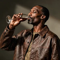 snoop dogg drinking wine