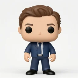 full body 3d render of James Corden as a funko pop, studio lighting, white background, blender, trending on artstation, 8k, highly detailed , intricate details