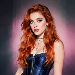 Madison Beer as a soul slayer, digital art