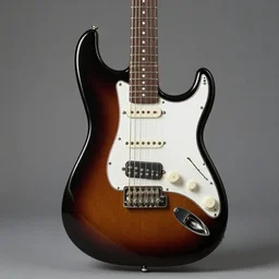 an electric guitar designed by Frank Lloyd Wright