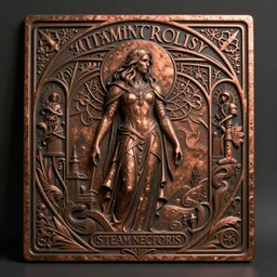 steam necropolis, memento mori, gothic, neo - gothic, art nouveau, hyperdetailed copper patina medieval icon, philippe druillet, ralph mcquarrie, concept art, steampunk