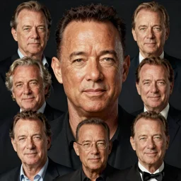 tom hanks is a hero. portrait by clyde caldwell and jean giraud and anton otto fischer and john philip falter and will eisner and gil elvgren