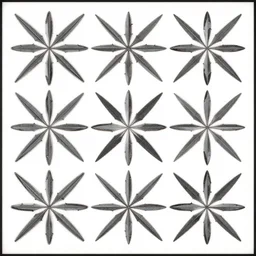 vector art panel for cnc plasma, laser, unique modern star design pattern