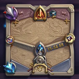 Symmetrical Hearthstone official professional art. Completly coherent and well drawned physical every single body parts. Insanely well constitued human body. Every following words is insanely important: A sorceress with a witch hat casting a fire ball.