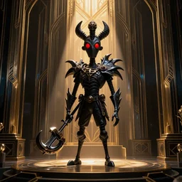 squidward as a dark souls boss, Art Deco
