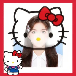 hello kitty yearbook senior photo