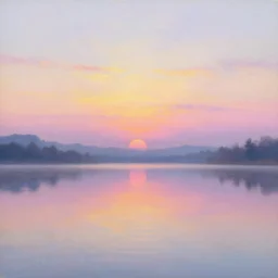 At dawn, pastel colors, photograph, ultra realistic, ultra detailed, trending on Artstation, 8k, impressionistic painting