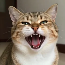 laughing cat, evil laugh