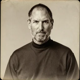 steve jobs, outlaw, portrait, full body, symmetrical features, silver iodide, 1 8 8 0 photograph, sepia tone, aged paper, sergio leone, master prime lenses, cinematic